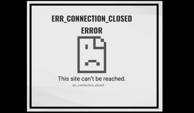 ERR_CONNECTION_CLOSED Hatası Çözümü